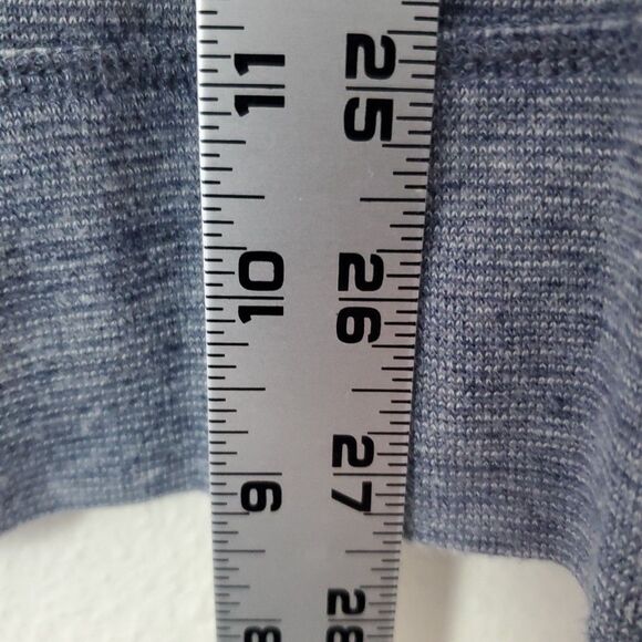 J. Crew Knitted Goods Tee Long Sleeve T-Shirt Heather Blue Color Size Large - Picture 15 of 16